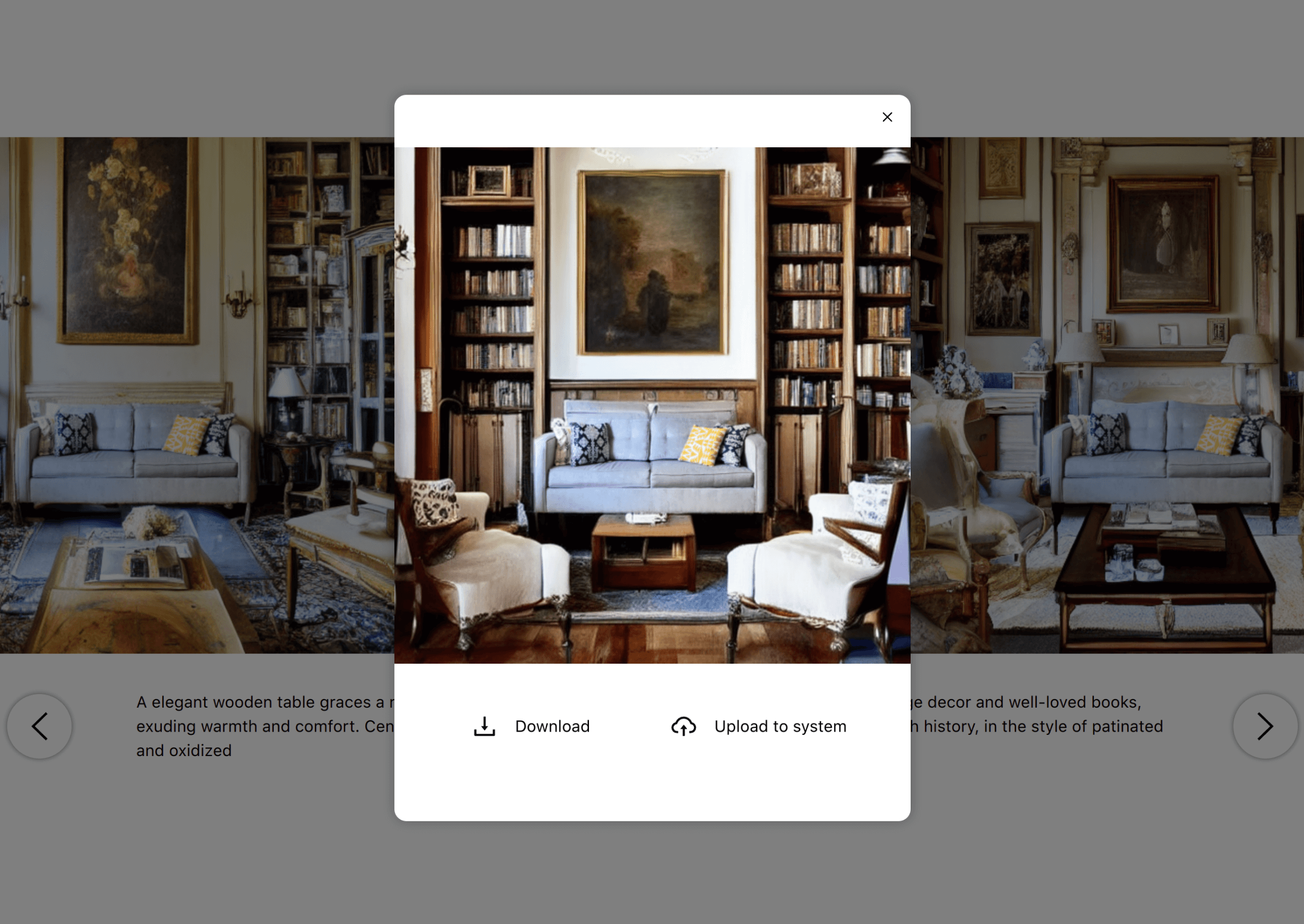 AI Contextual Image Gallery